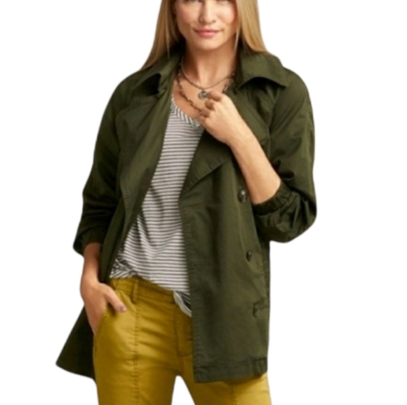 CAbi‎ Expedition Jacket Oversized Green Safari - Picture 1 of 9